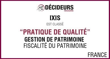 IXIS - Classements Patrimoine