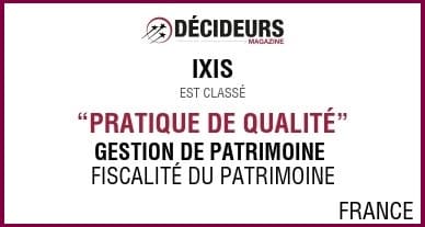 IXIS - Classements Patrimoine