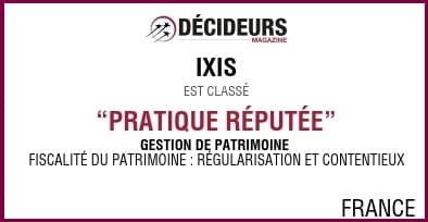 IXIS - Classements Patrimoine